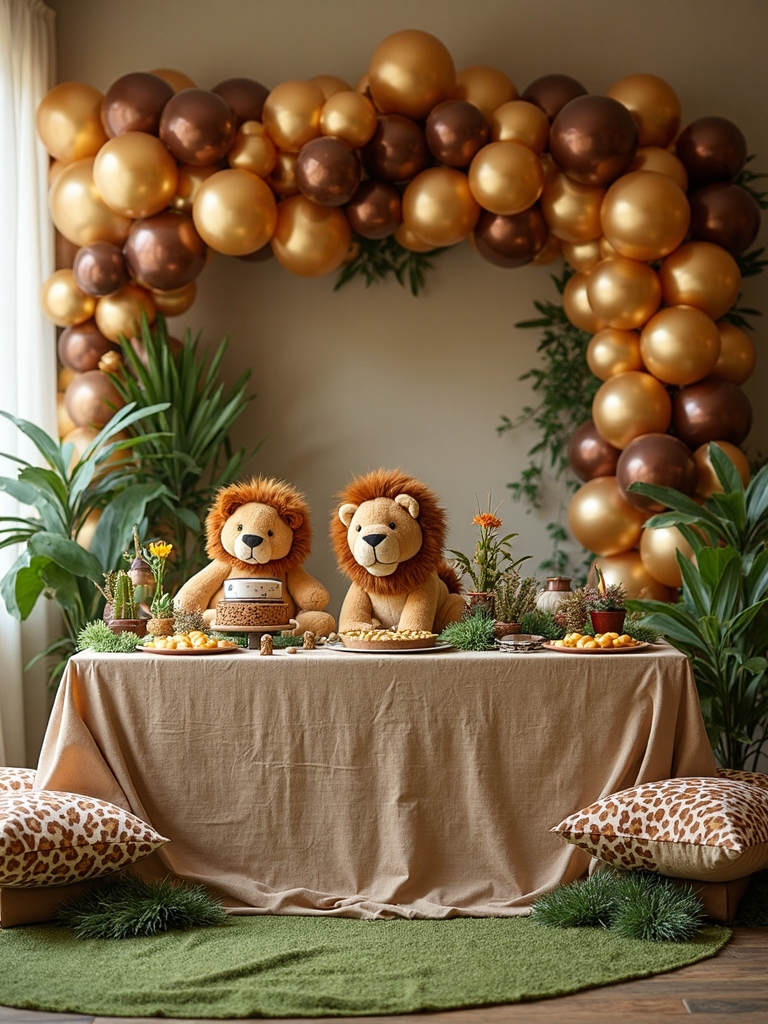 wild simba birthday party
