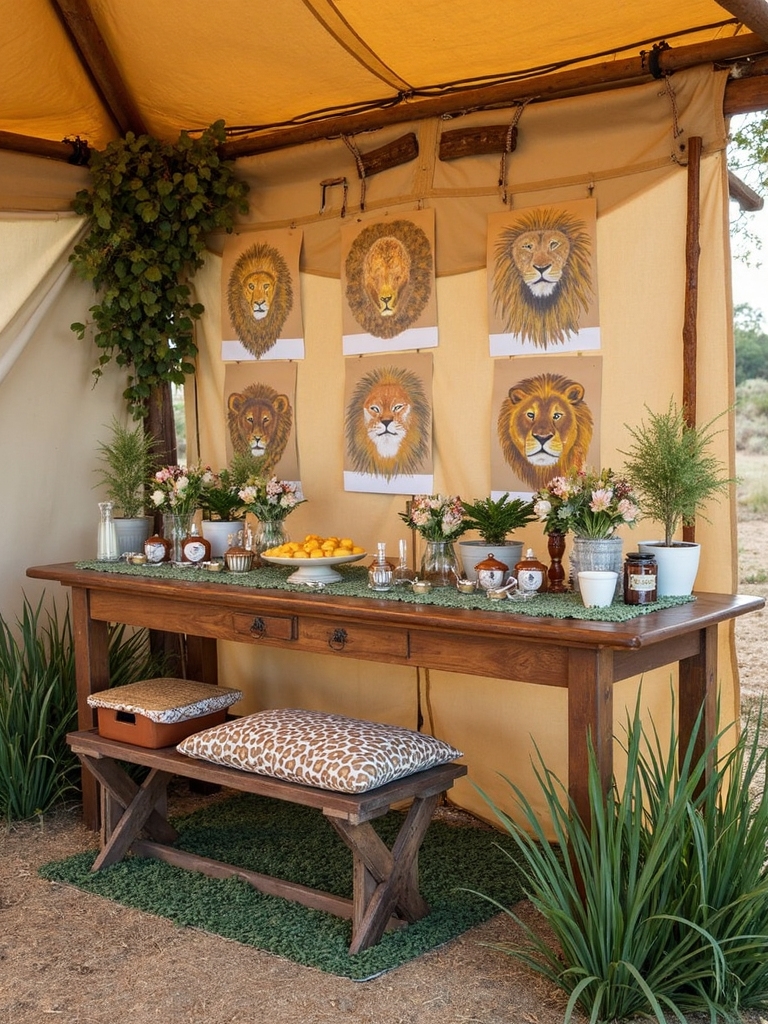 wildlife themed face painting