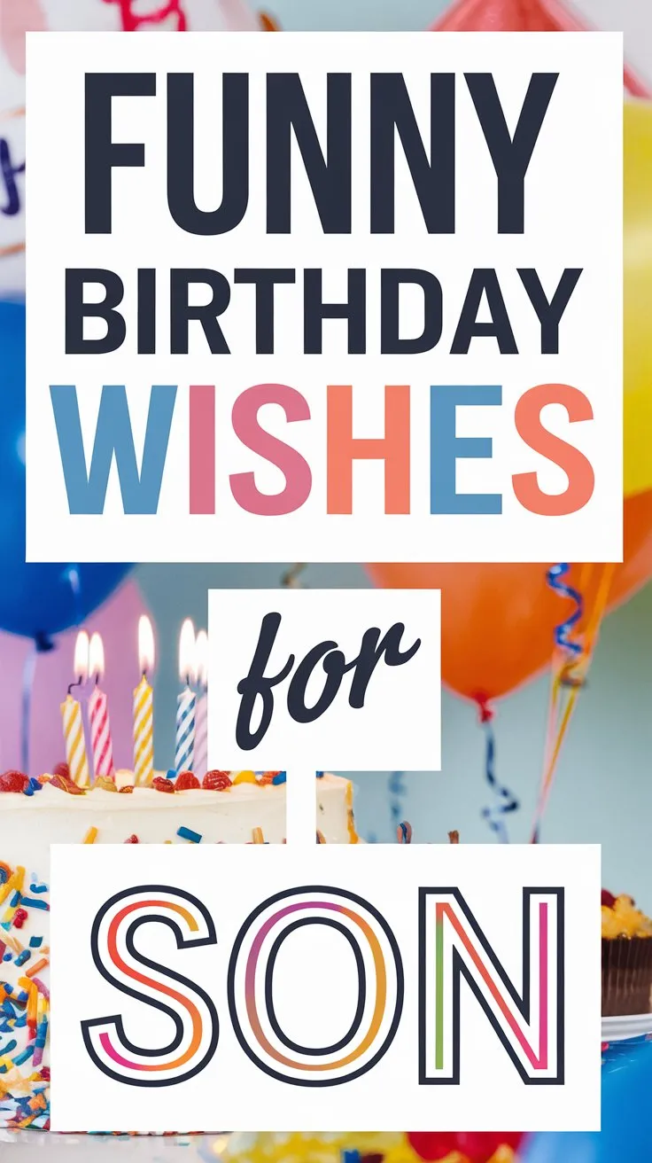 Funny Birthday Wishes for Son That’ll Make Him Laugh Out Loud