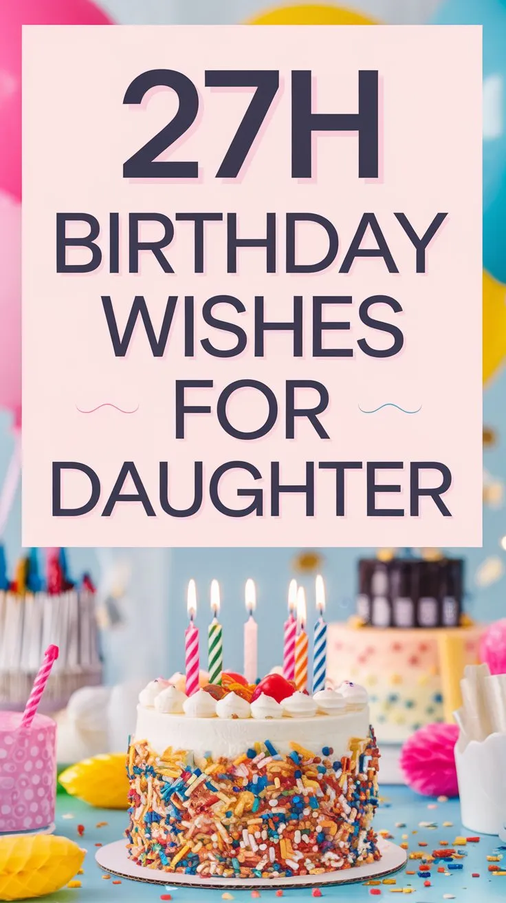 Happy 27th Birthday Wishes for Daughter: Heartfelt, Proud, and Joyful Messages to Share