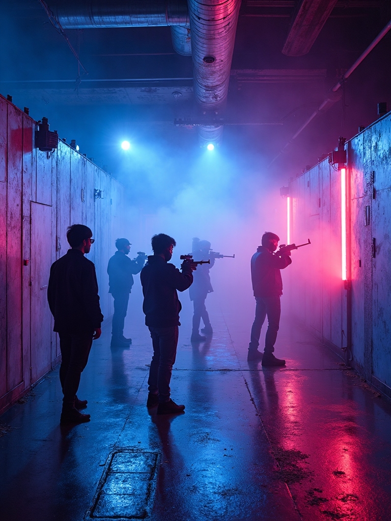 adrenaline fueled laser tag experience
