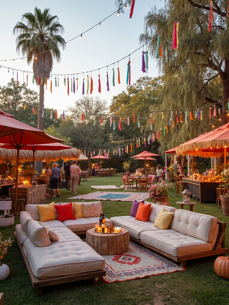 backyard festival inspired 19th birthday celebration