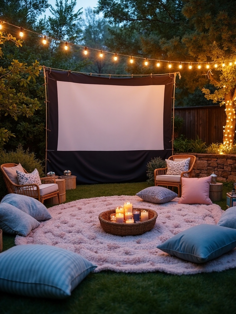 backyard movie night magic