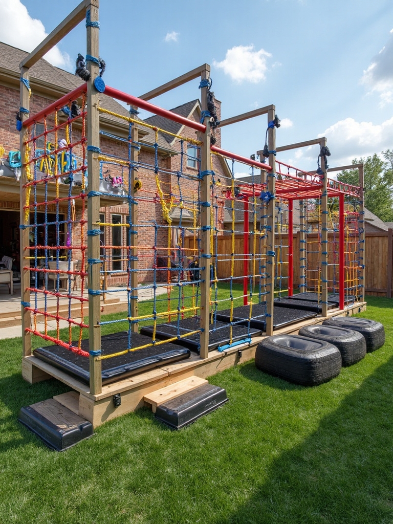 backyard obstacle course fun