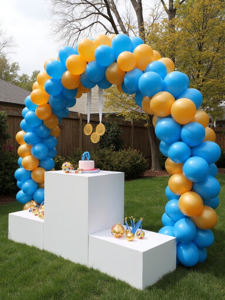 backyard olympic adventure party