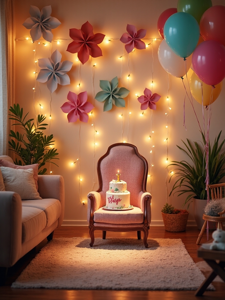 birthday celebration highlight area