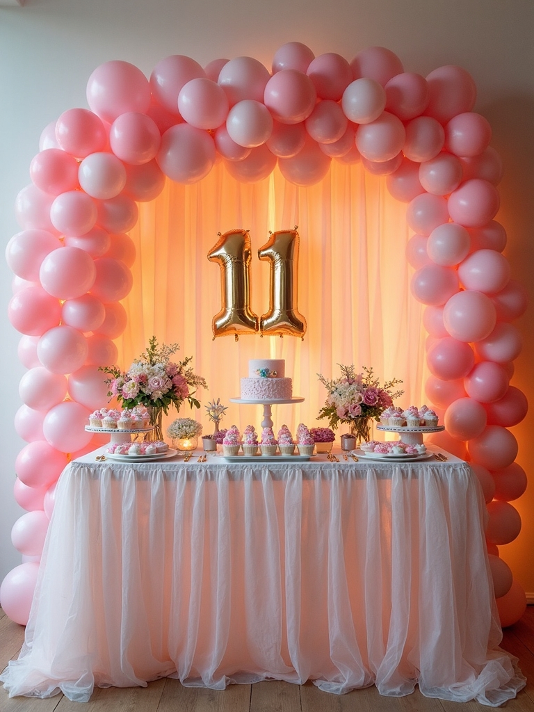 birthday decorations and arrangements