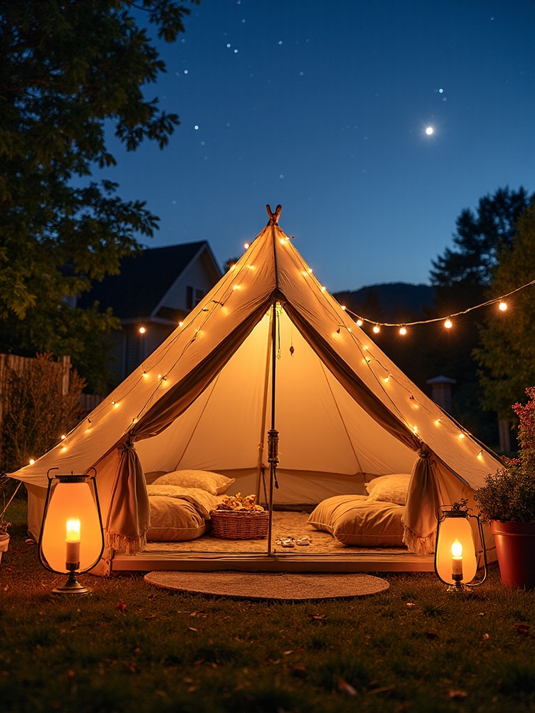 camping under the stars