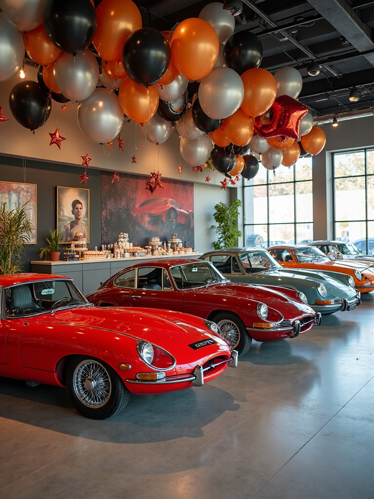 car enthusiast birthday celebration