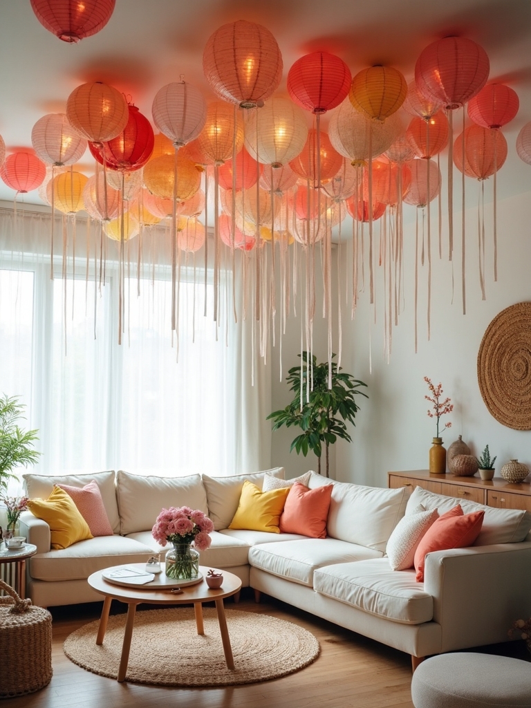 ceiling decorations for events