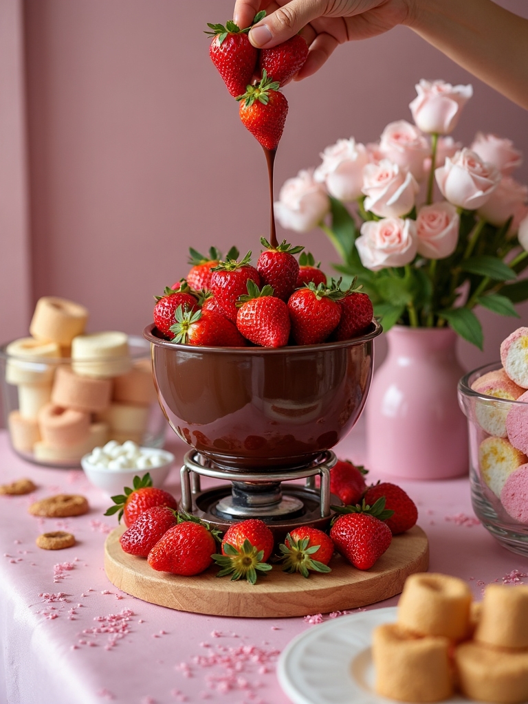 chocolate fondue party experience