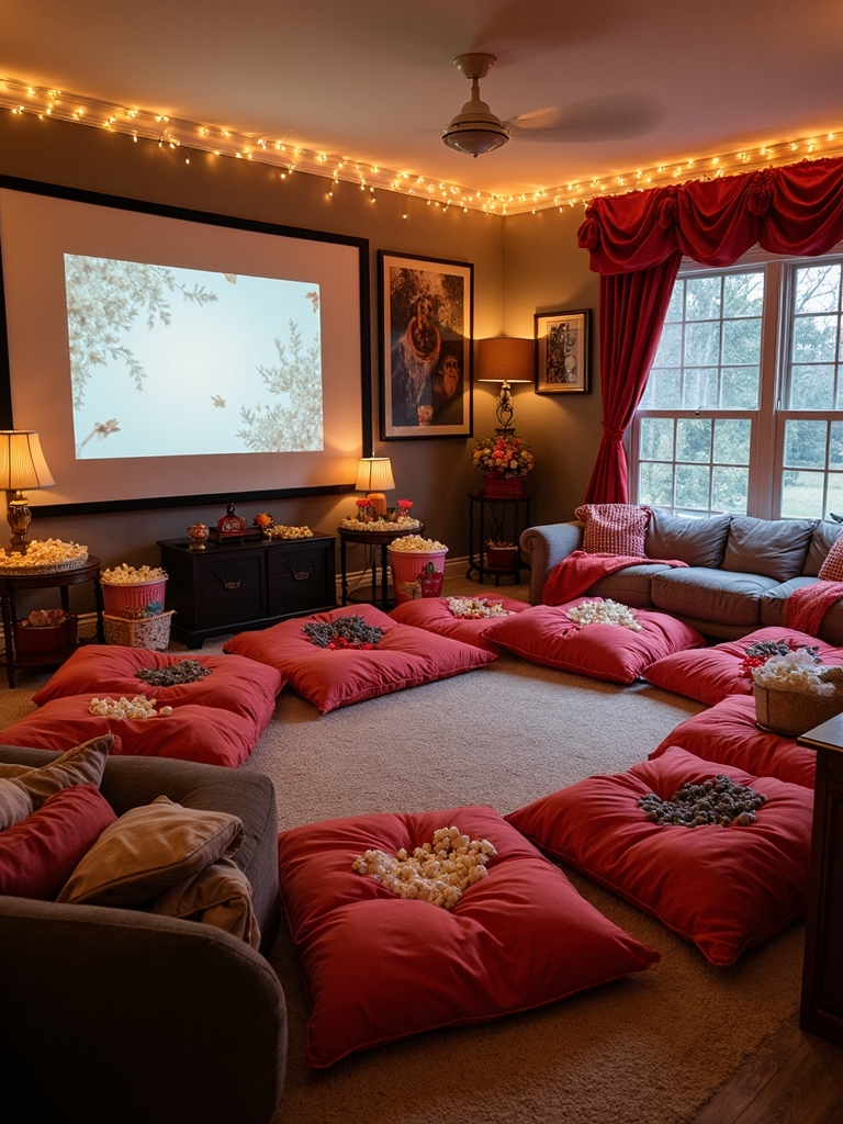 cinematic all nighter with friends