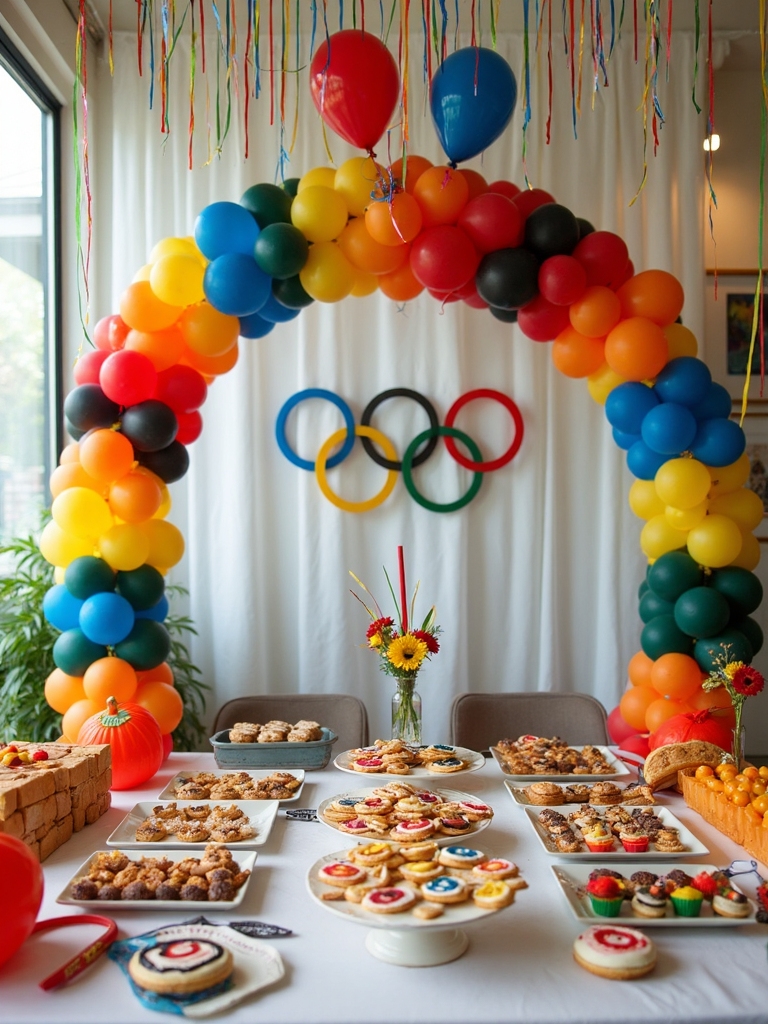 colorful competitive sports event