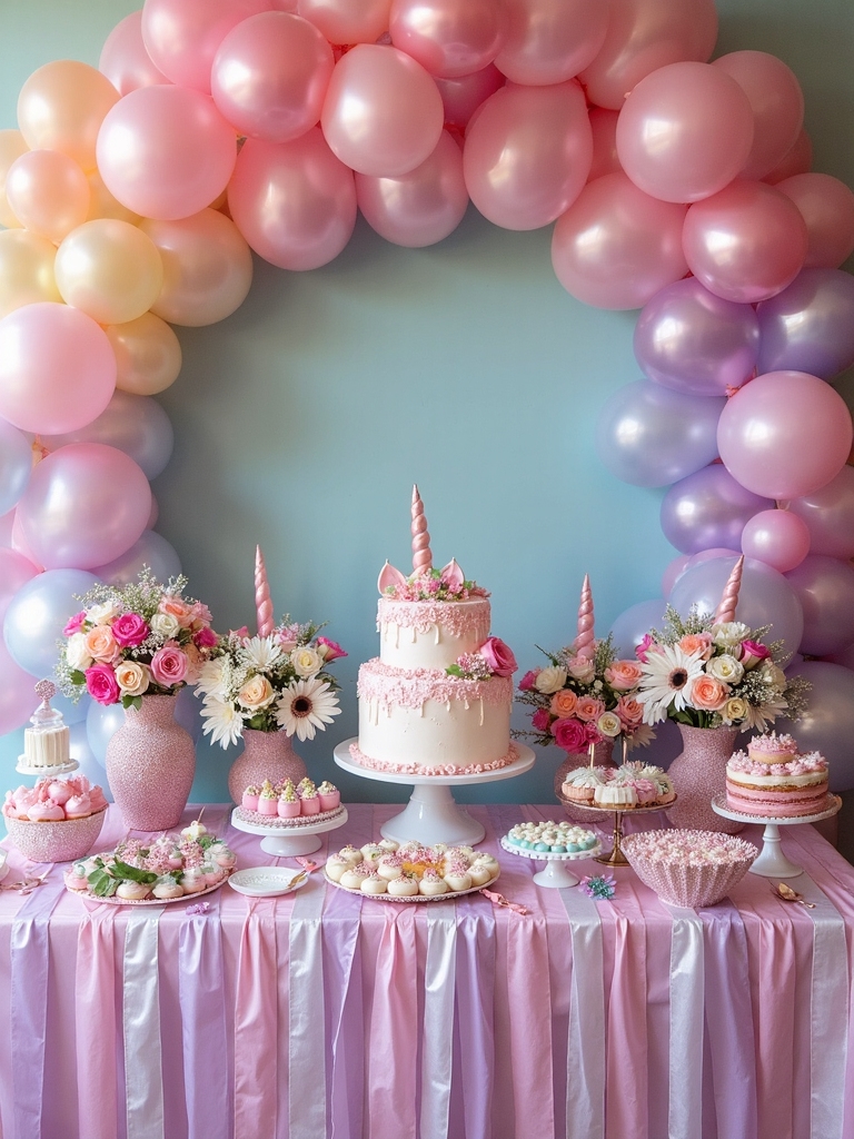 colorful unicorn celebration event