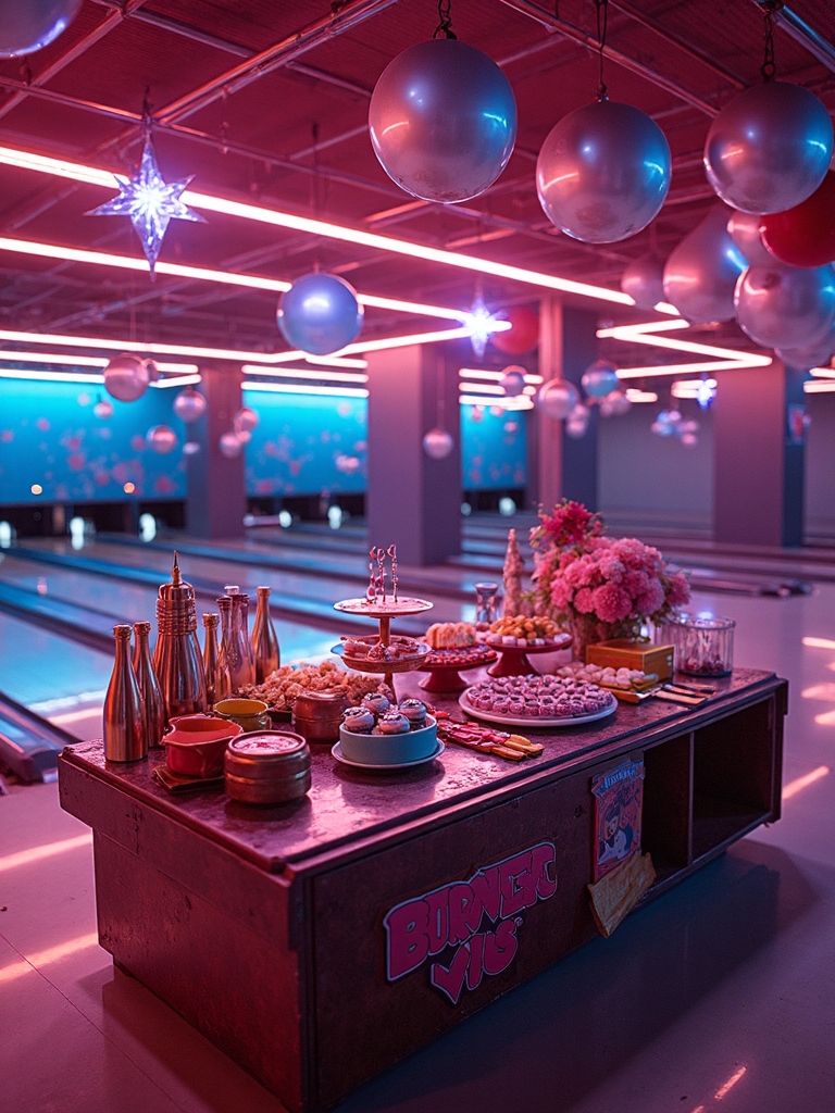 competitive bowling birthday bash celebration
