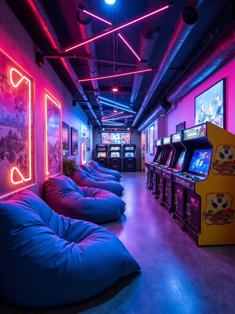 competitive gaming marathon with party atmosphere