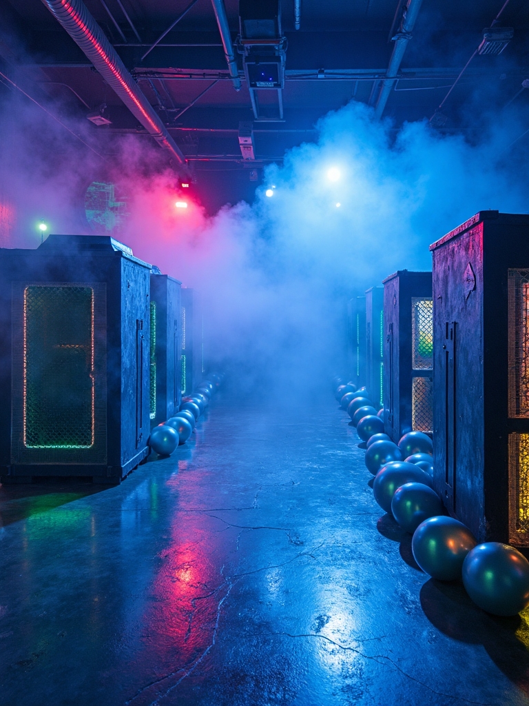 competitive laser tag showdown