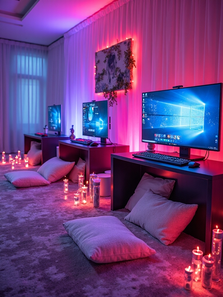 competitive virtual gaming sleepover experience