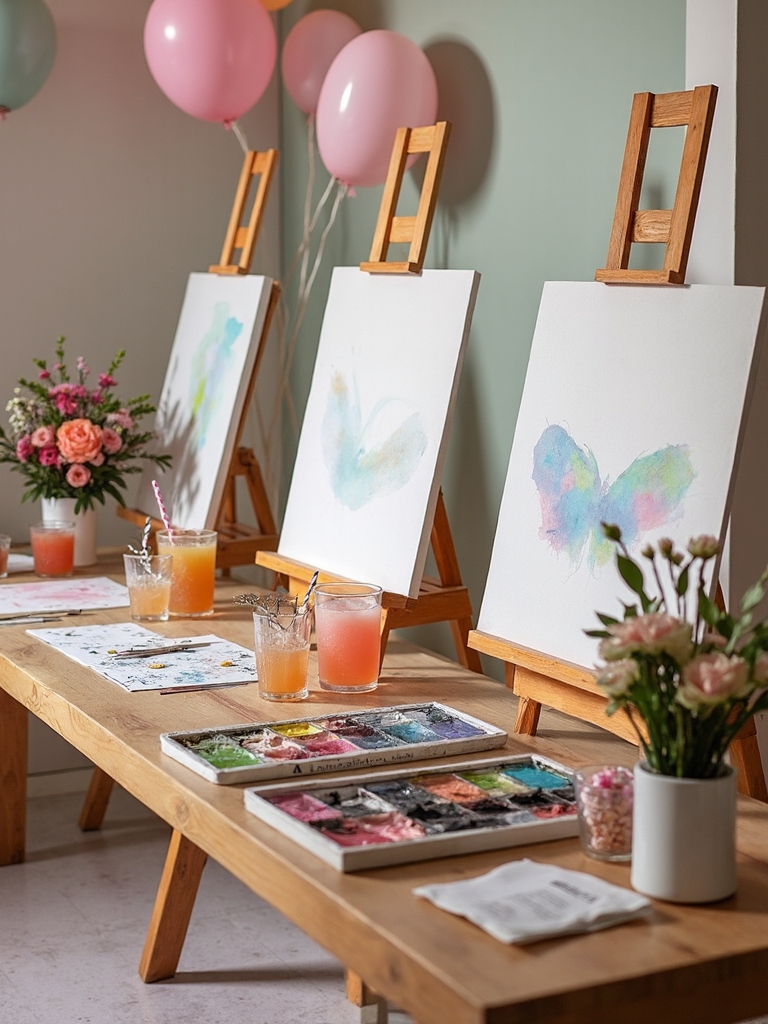 creative art studio party