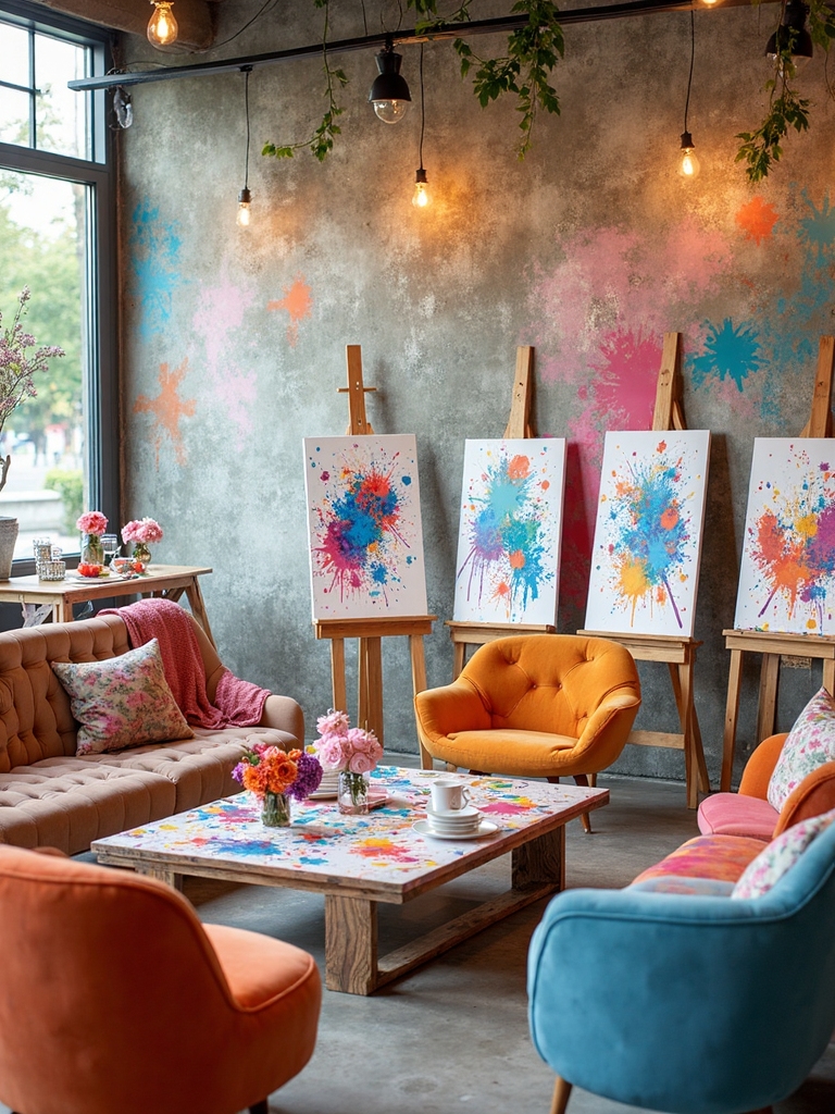 creative birthday art studio