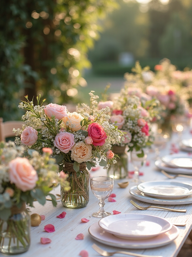 creative floral arrangement party