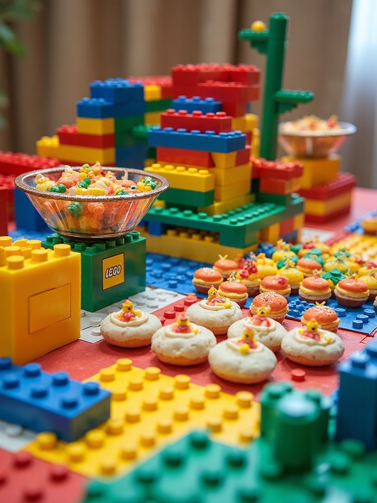 creative lego construction party