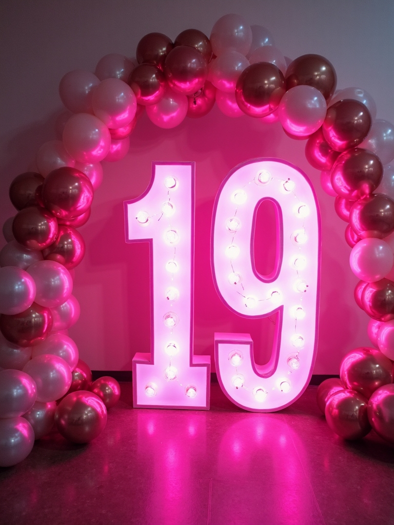 dazzling instagram worthy party backdrop