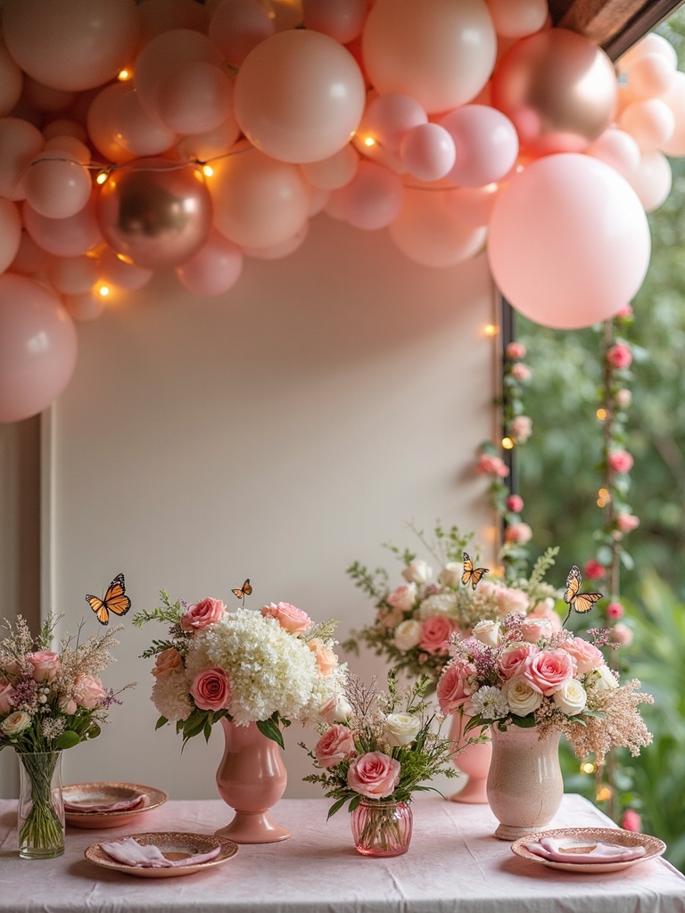 delicate magical nature inspired butterfly themed