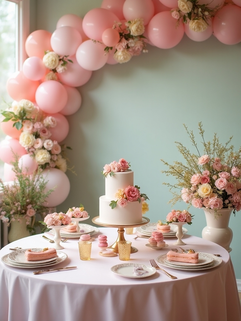 dreamy pastel hued birthday celebration
