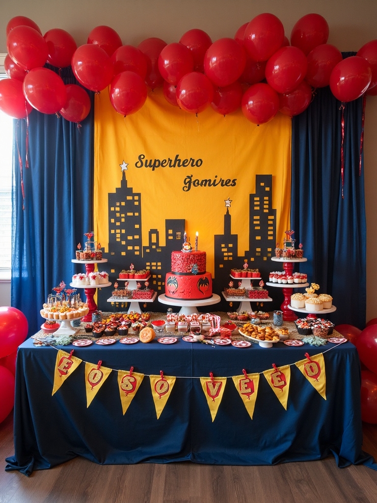 dynamic duo superhero celebration