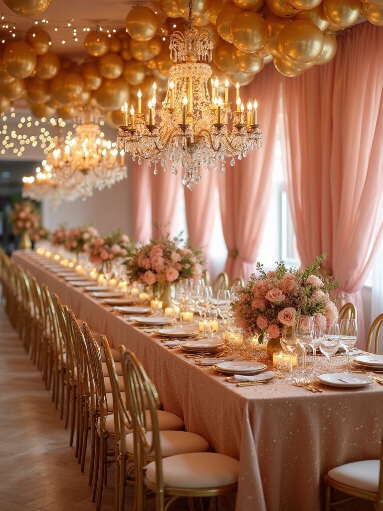 elegant 18th birthday party decor