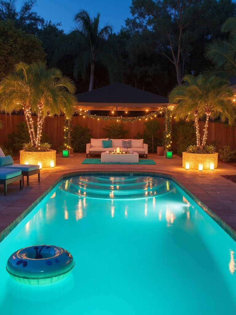enchanting twilight pool party extravaganza
