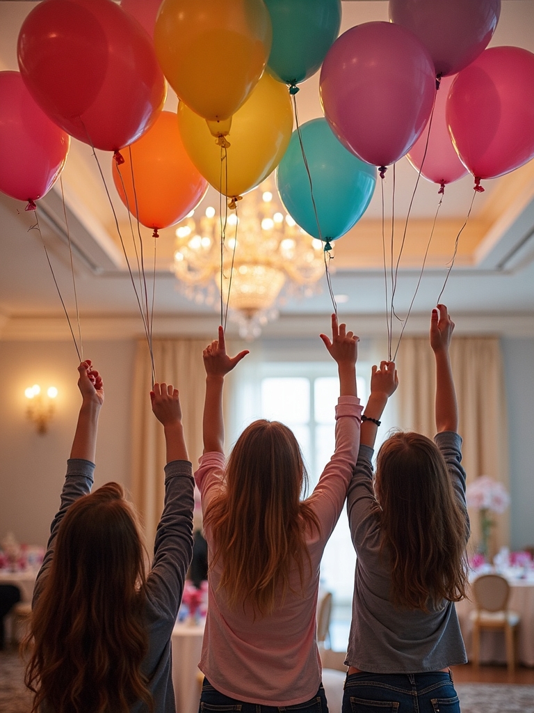 energetic balloon popping birthday competition