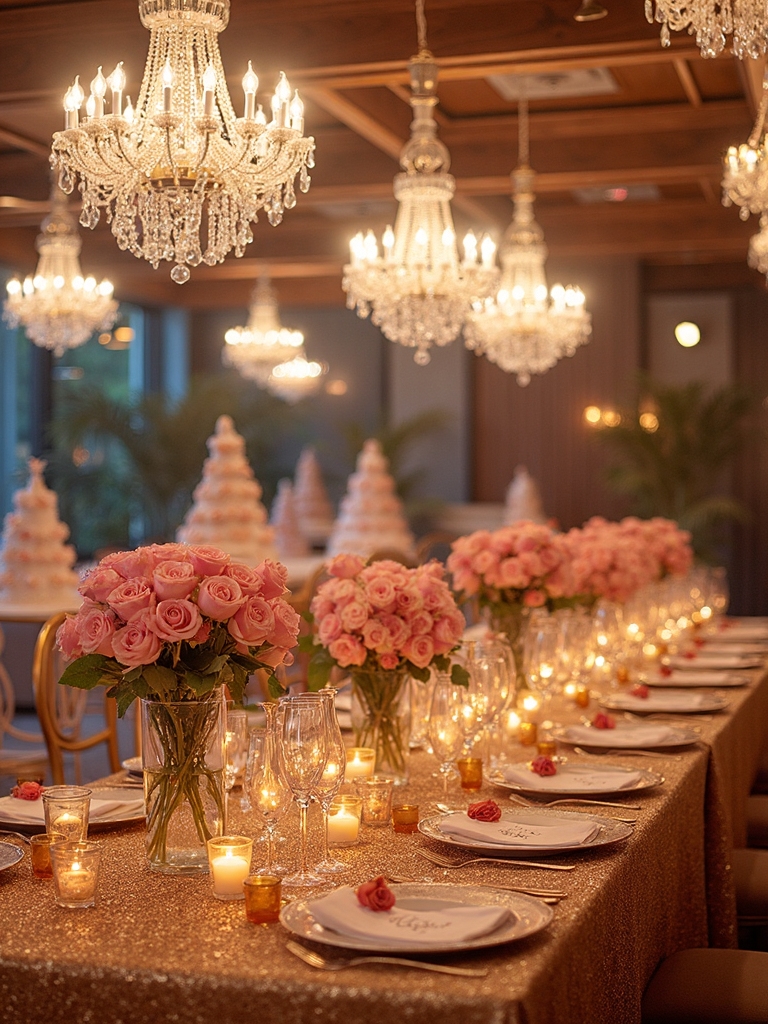glamorous hollywood inspired vintage celebration