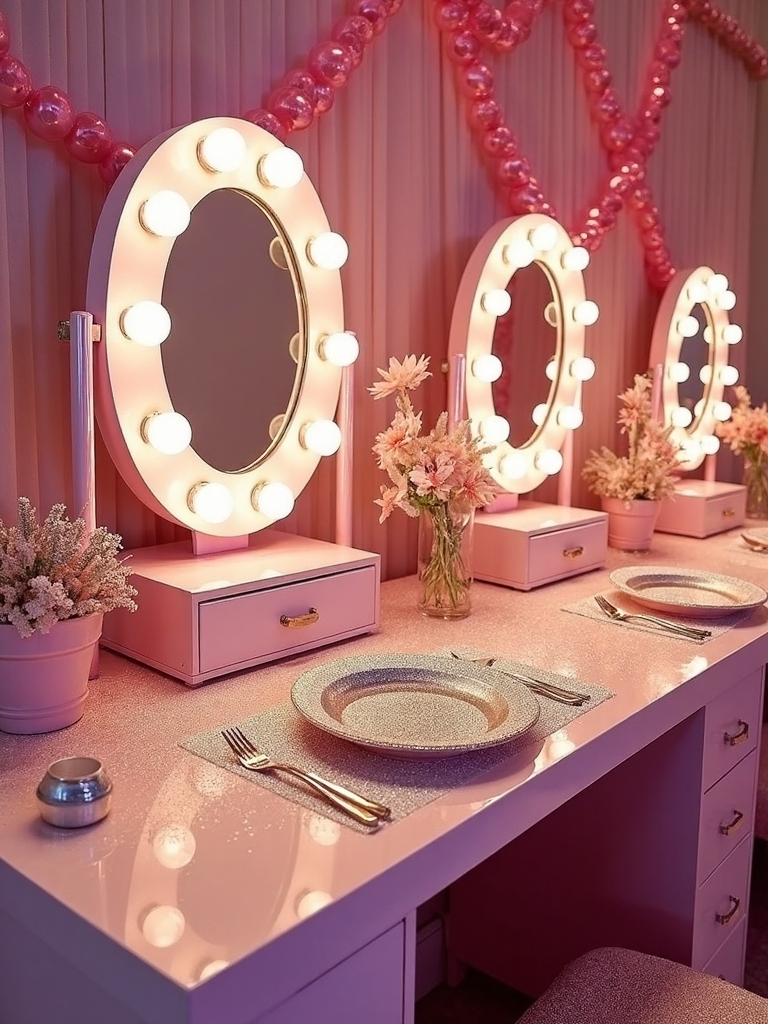 glamorous makeup party experience
