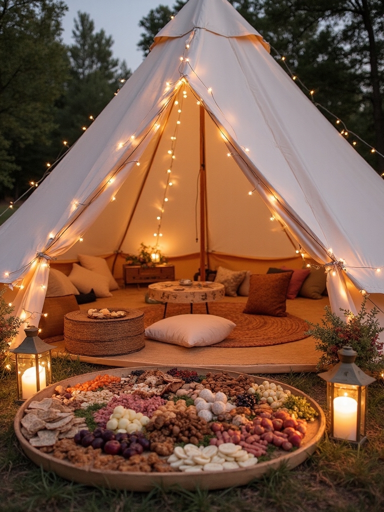 glamorous outdoor birthday celebration adventure
