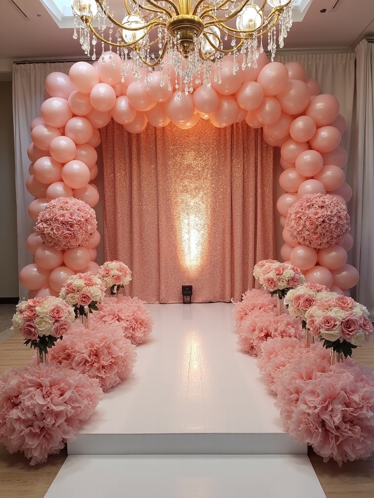 glamorous sparkly enchanting disney inspired photo backdrops
