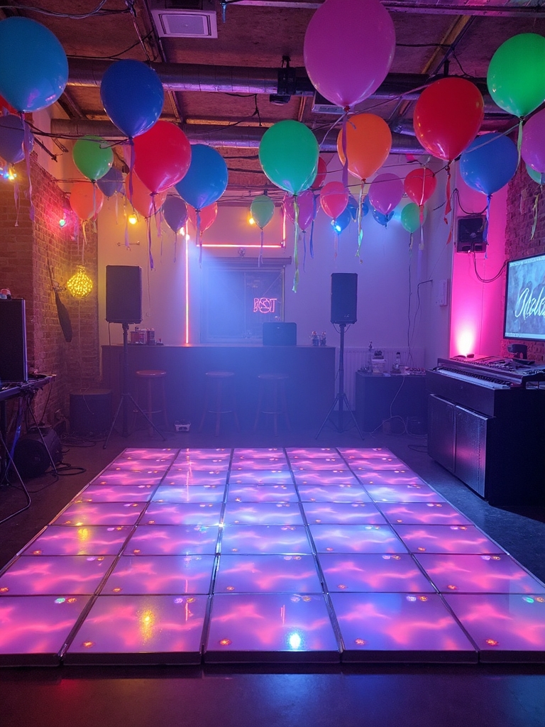 glow stick dance parties