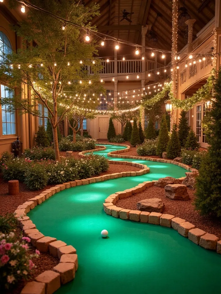indoor adventure themed mini golf