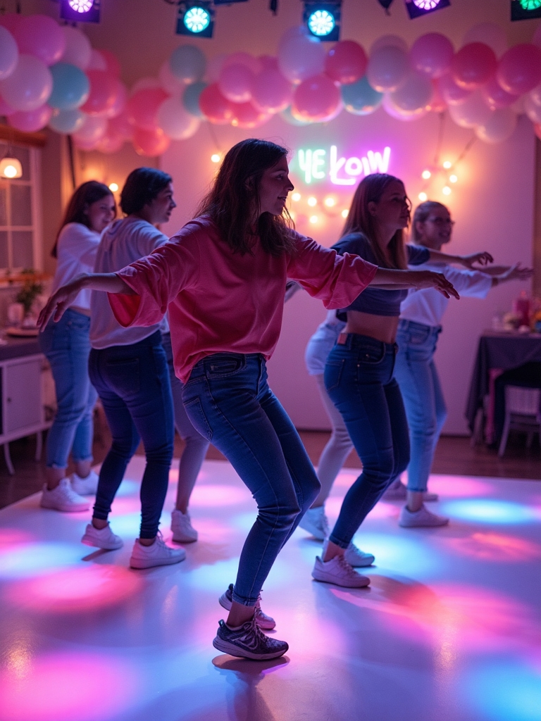 interactive dance party challenge