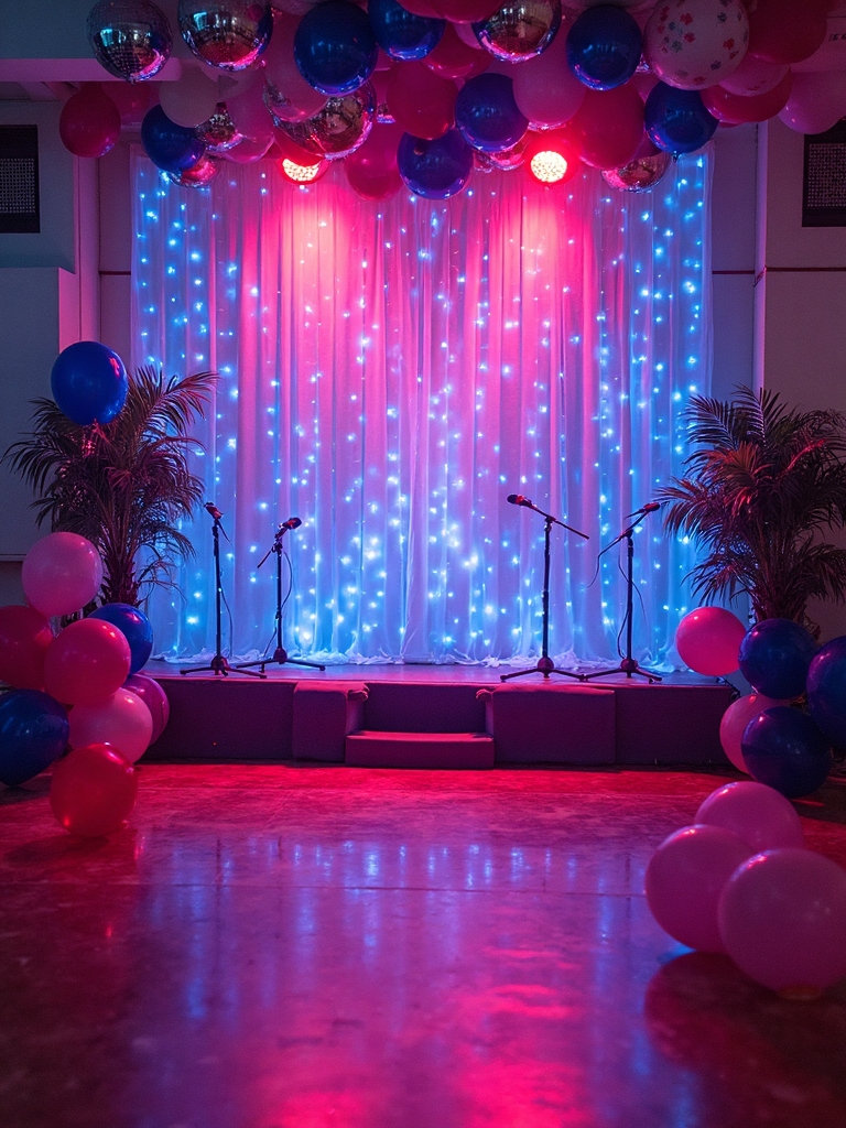 karaoke stage transformation complete