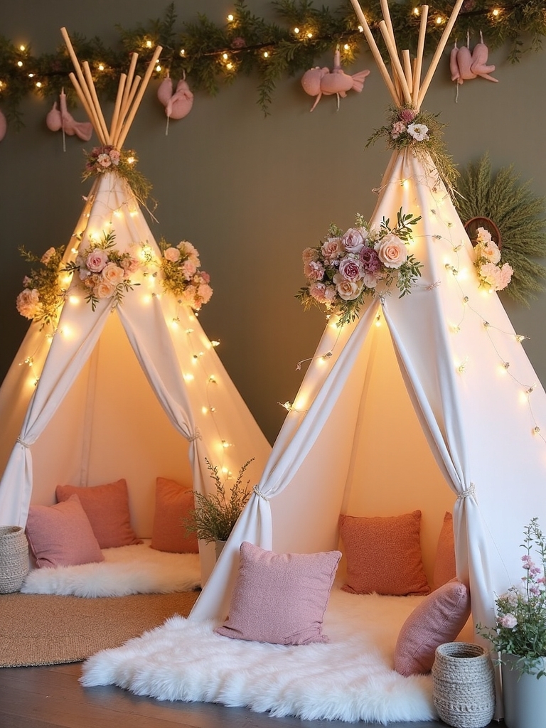 luxury camping celebration event