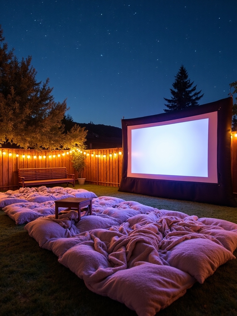 magical outdoor movie night