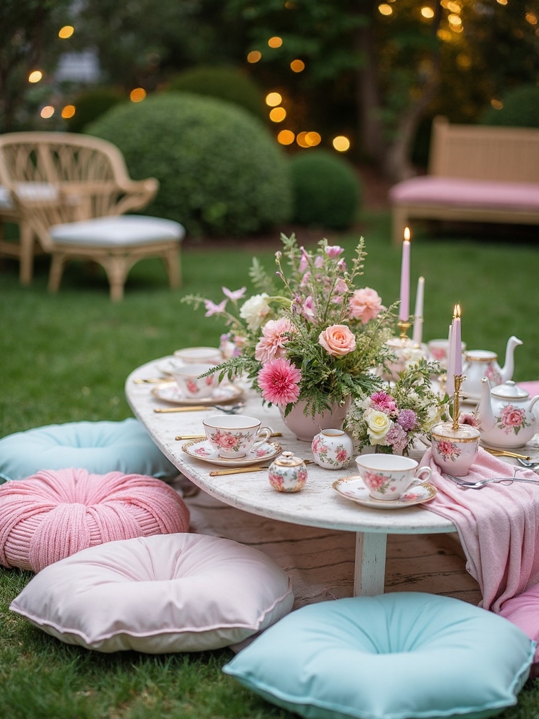 magical outdoor picnic gathering