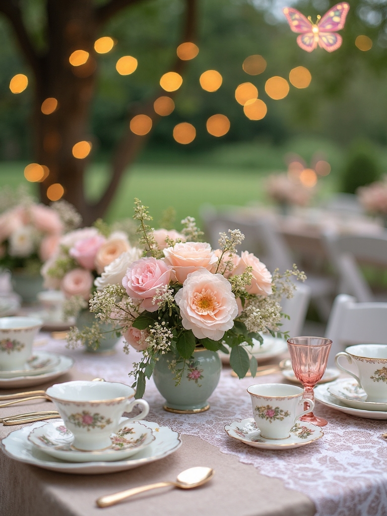 magical outdoor tea gathering