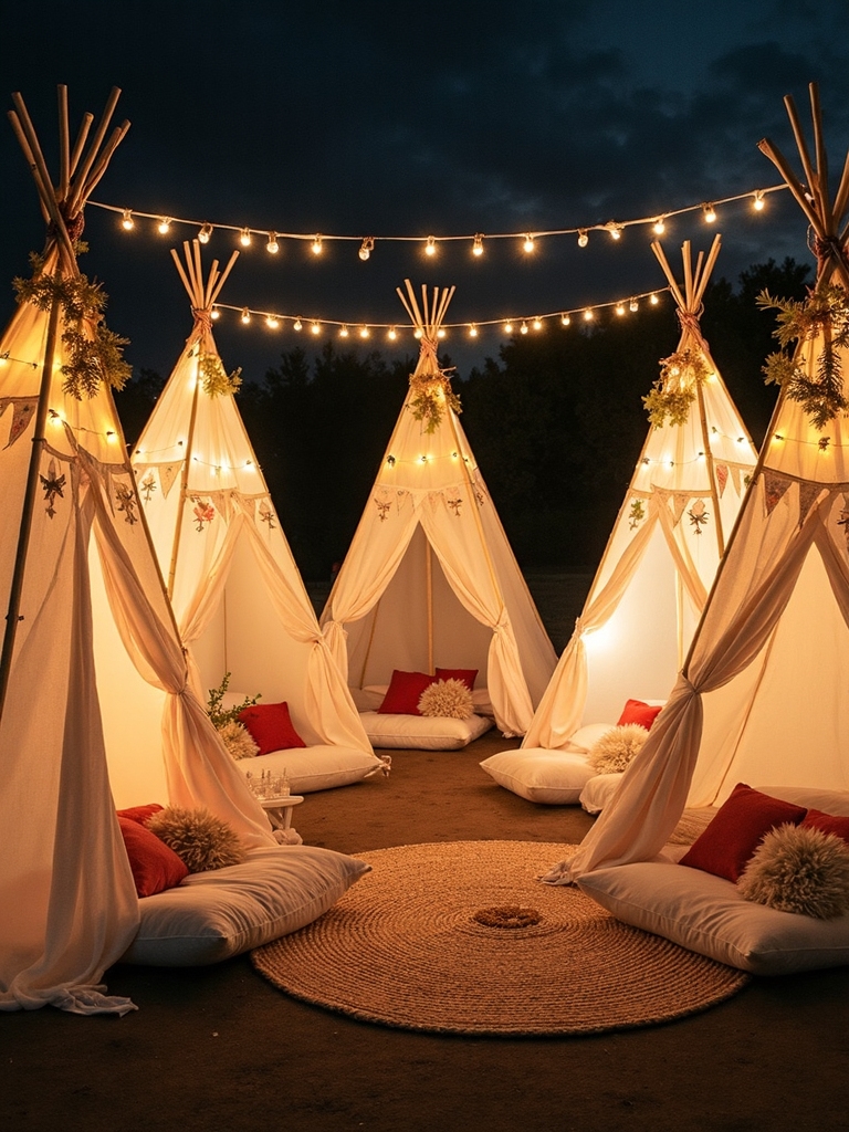 magical sleepover teepee festival