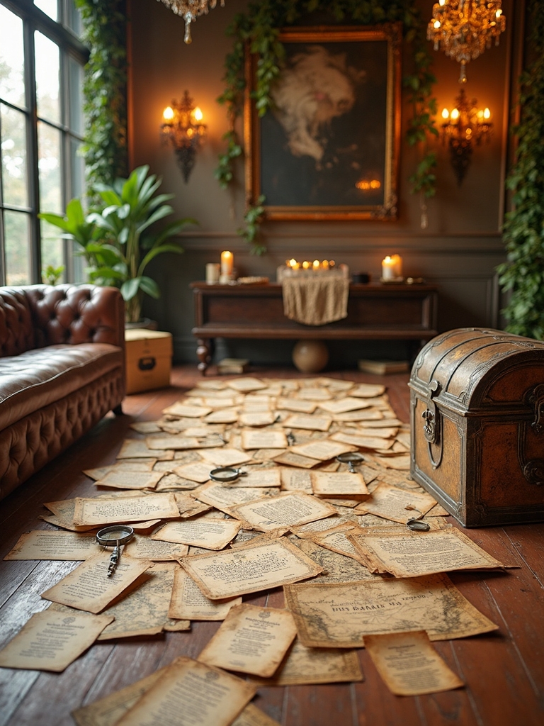 organize secret birthday scavenger hunt quest