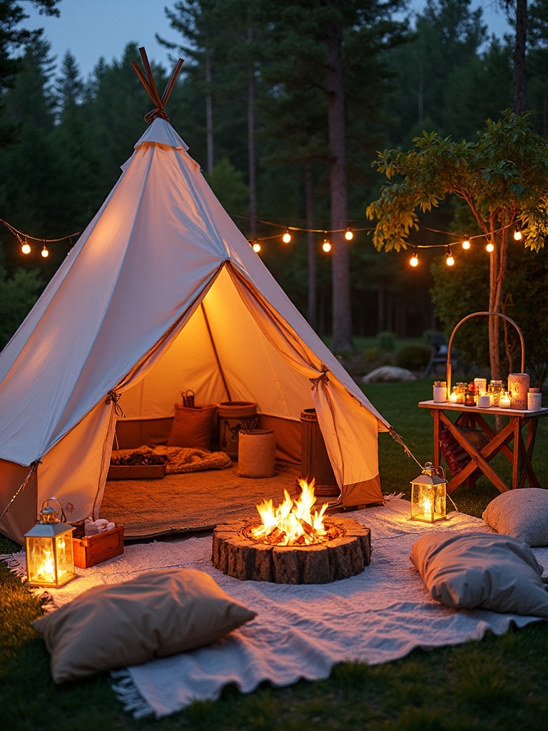outdoor adventure in backyard