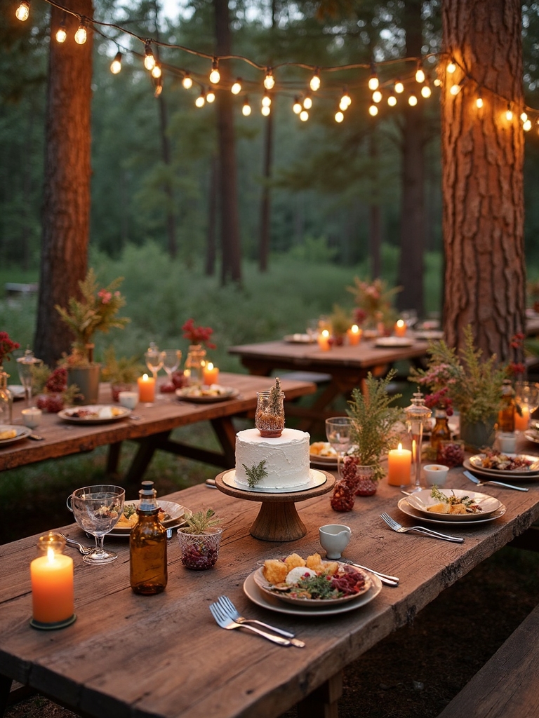 outdoor adventure nature filled birthday celebration