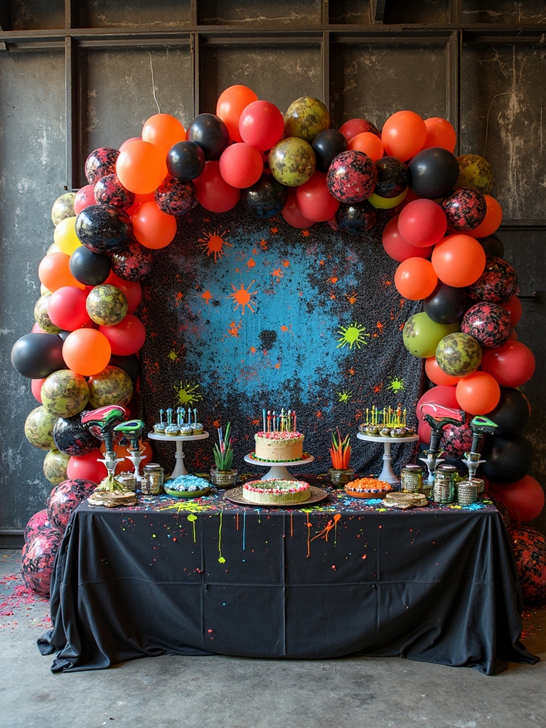 paintball tactical birthday adventure
